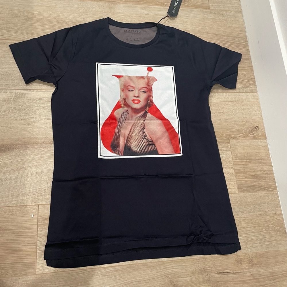 Limitato Men’s Black Marilyn Monroe Shirt